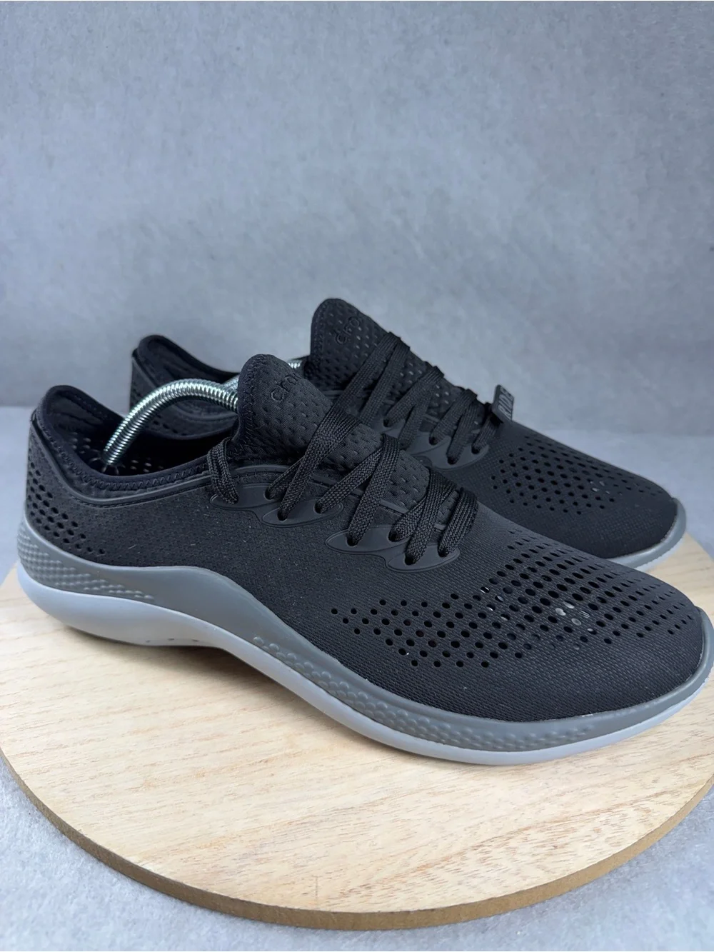 Crocs LiteRide 360 Pacer Black Slate Gray Men's Size 12 Sneaker 206715